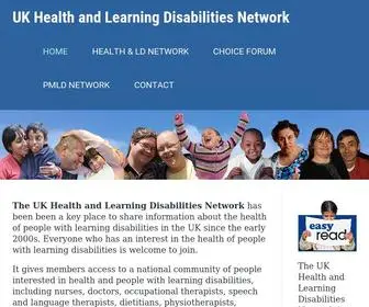 Learningdisabilitieshealthnetwork.org.uk(Join the essential network on health and people with a learning disability in the UK) Screenshot