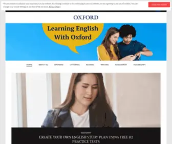 Learningenglishwithoxford.com(Learning English with Oxford) Screenshot