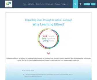 Learningethos.com(Spark Curiosity) Screenshot