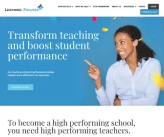 Learningfocused.com(Effective teacher training) Screenshot