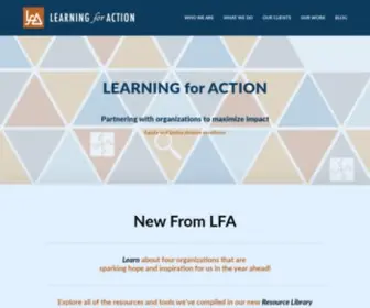 Learningforaction.com(Learning for Action) Screenshot