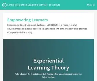 Learningfromexperience.com(Experience Based Learning Systems) Screenshot