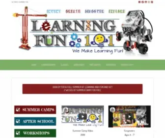 Learningfun101.com(Austin Area Lego Robotics Summer Camps) Screenshot