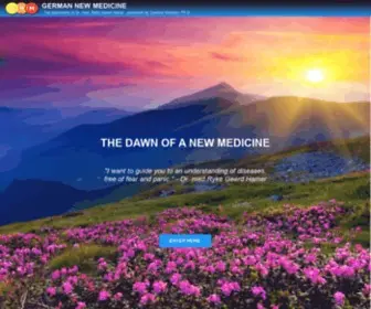 Learninggnm.com(German New Medicine (GNM) and the Five Biological Laws) Screenshot