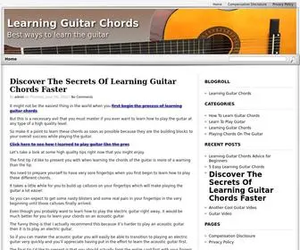 Learningguitarchordsblog.com(Learning Guitar Chords) Screenshot