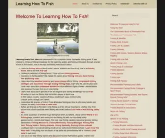 Learninghowtofish.com(Learning How To Fish) Screenshot