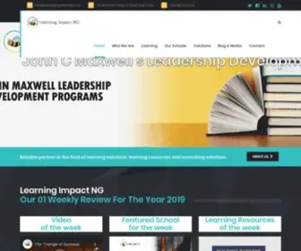 Learningimpactmodel.com(Learning Impact NG) Screenshot