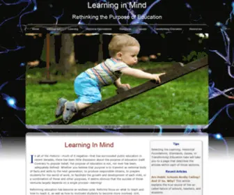 Learninginmind.com(Learning in Mind) Screenshot