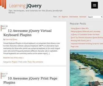 LearningjQuery.com(Learning jQuery) Screenshot