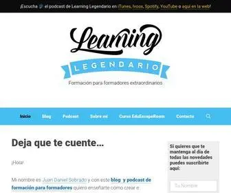 Learninglegendario.com(Formación para formadores online) Screenshot