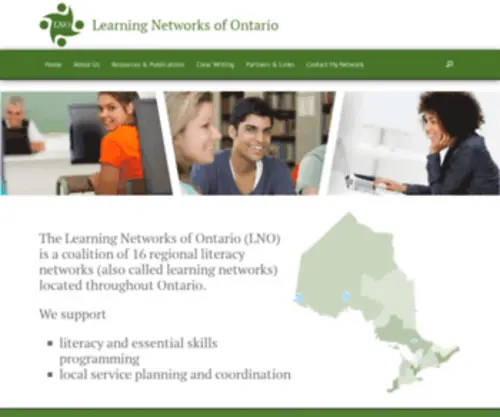 Learningnetworks.ca(Learning Networks of Ontario) Screenshot