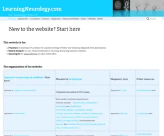 Learningneurology.com(Your neurology resource) Screenshot