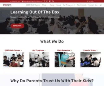 Learningoutofthebox.org(Learning Out Of The Box Math Tuition Centre) Screenshot