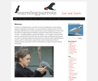 Learningparrots.com(Learning Parrots) Screenshot