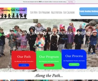 Learningpathpreschool.org(Learning Path Preschool) Screenshot