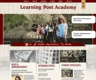 Learningposthighschool.com(Learning Post Academy) Screenshot