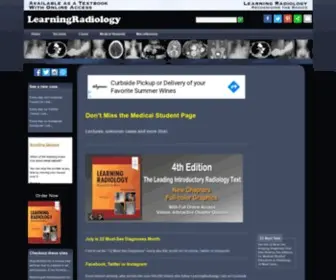 Learningradiology.com(Learningradiology) Screenshot