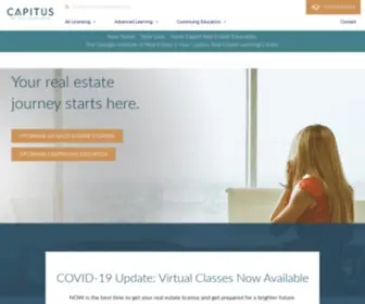 Learningrealestate.com(CAPITUS Real Estate Learning Center) Screenshot
