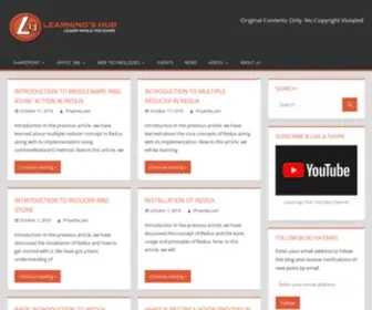 Learningshub.blog(Learnings Hub) Screenshot