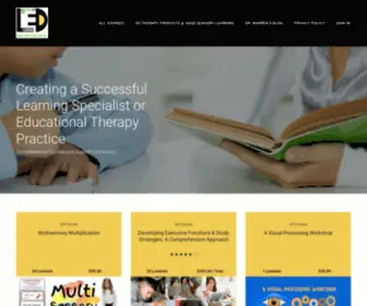 Learningspecialistcourses.com(Learning Specialist and Educational Therapy Courses) Screenshot