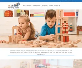 Learningstepswilliamsburg.com(Learning Steps Daycare & Preschool) Screenshot
