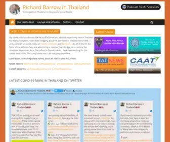 Learningthai.com(Richard Barrow in Thailand) Screenshot