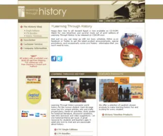 Learningthroughhistory.com(Learning Through History Home) Screenshot