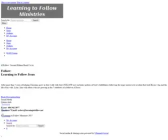 Learningtofollow.net(Learning To Follow Ministries) Screenshot