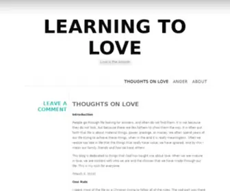 Learningtolove.org(De beste bron van informatie over learningtolove) Screenshot