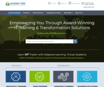 Learningtree.co.uk(Learning Tree) Screenshot
