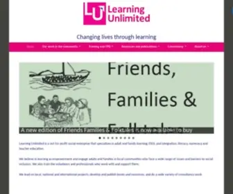 Learningunlimited.co(Changing lives through learning) Screenshot
