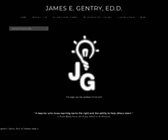 LearningwithJamesgentry.com(Dr. Gentry's web page) Screenshot