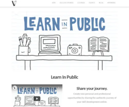 Learninpublic.com(Learn In Public) Screenshot