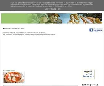 Learnitalianvideos.com(Esercizi di comprensione orale in italiano con video didattici) Screenshot