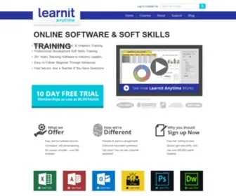 Learnitanytime.com(Learnit Anytime) Screenshot