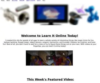 Learnitonlinetoday.com(HOME) Screenshot