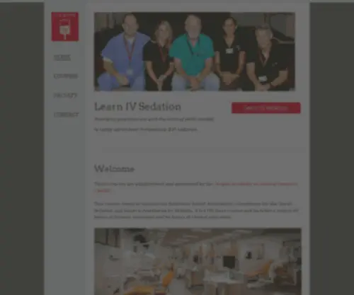 Learnivsedation.com(Learn IV Sedation) Screenshot