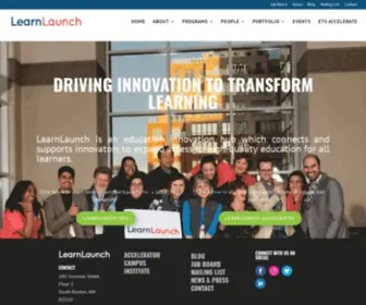 Learnlaunch.com(Accelerator Program for Edtech Startups) Screenshot