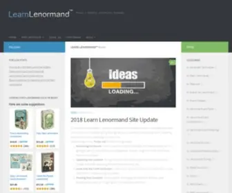 Learnlenormand.com(Lenormand) Screenshot