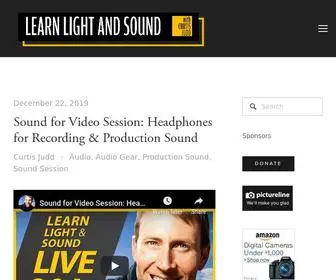 Learnlightandsound.com(Learn Light and Sound) Screenshot