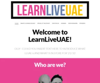 Learnliveuae.com(LearnLiveUAE) Screenshot