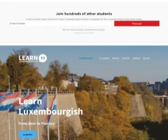 Learnluxembourgish.com(Learn Luxembourgish) Screenshot
