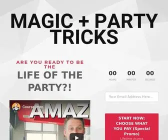 Learnmagicwithwes.com(Life of the Party) Screenshot