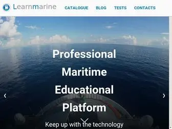 Learnmarine.com(Maritime Educational Platform) Screenshot