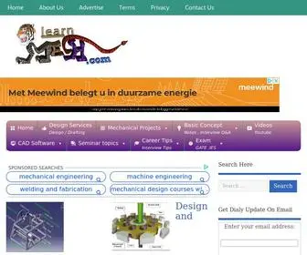 Learnmech.com(Learn Mechanical Engineering) Screenshot