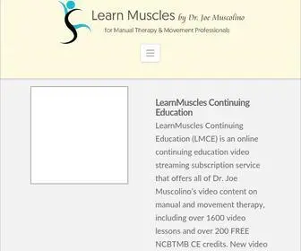 Learnmuscles.com(Learn Muscles) Screenshot