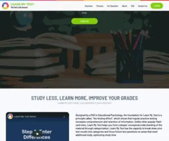 Learnmytest.com(Learn My Test) Screenshot
