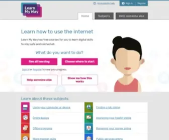 Learnmyway.com(Learn My Way) Screenshot