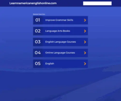 Learnnamericanenglishonline.com(Learnnamericanenglishonline) Screenshot