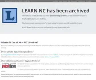 Learnnc.org(LEARN NC) Screenshot